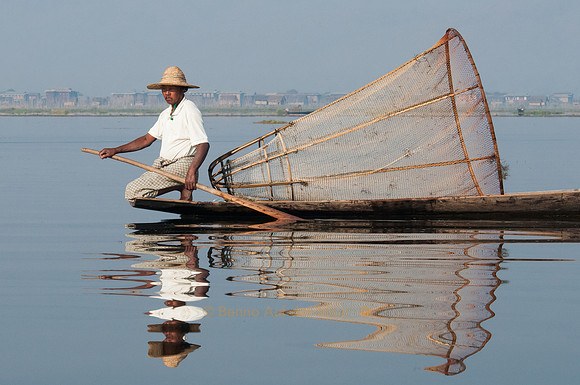 Fischer auf dem Inle-Lake