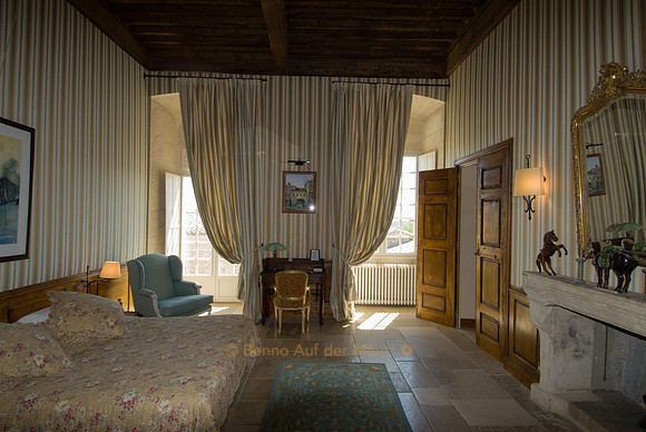 Schlafzimmer in einem französischen Schloss