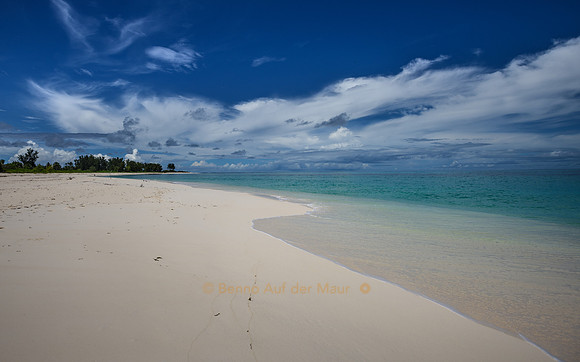 Hawksbill Beach - ein bevorzugter Platz von Meeresschildkröten zur Eiablage