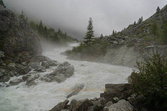 Gespenstische Stimmung im Val d'Anniviers