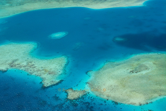 Atoll, Luftaufnahme