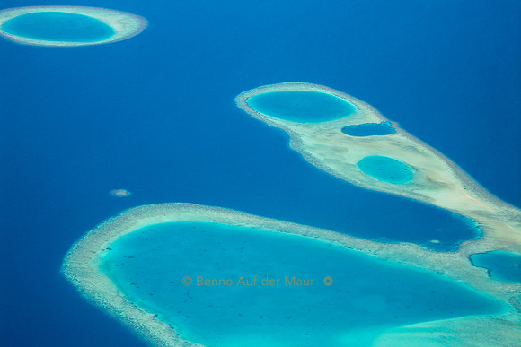 Atoll, Luftaufnahme