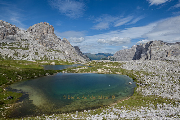 Blick auf die Bödenseen und ins Altensteiner Tal
