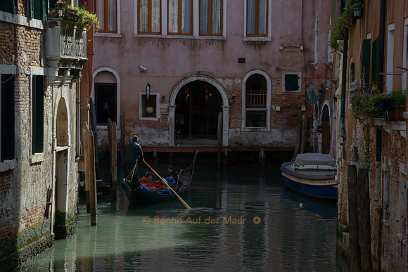 Ein Labyrinth von Kanälen durchzieht Venedig