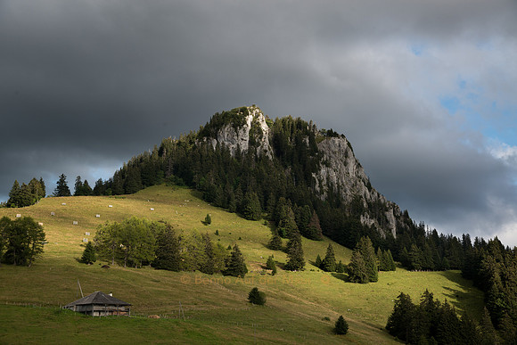 Der Sex des Nombrieux (1805 m.ü.M.) im Abendlicht